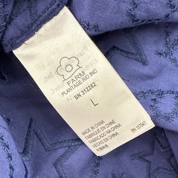 Farm Rio 3rd Star Navy Blouse - Picture 4 of 4